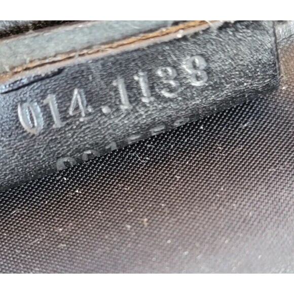 NEW Authentic GUCCI Black Cosmetic Pouch Travel Case Nylon Leather Unisex - Picture 5 of 7